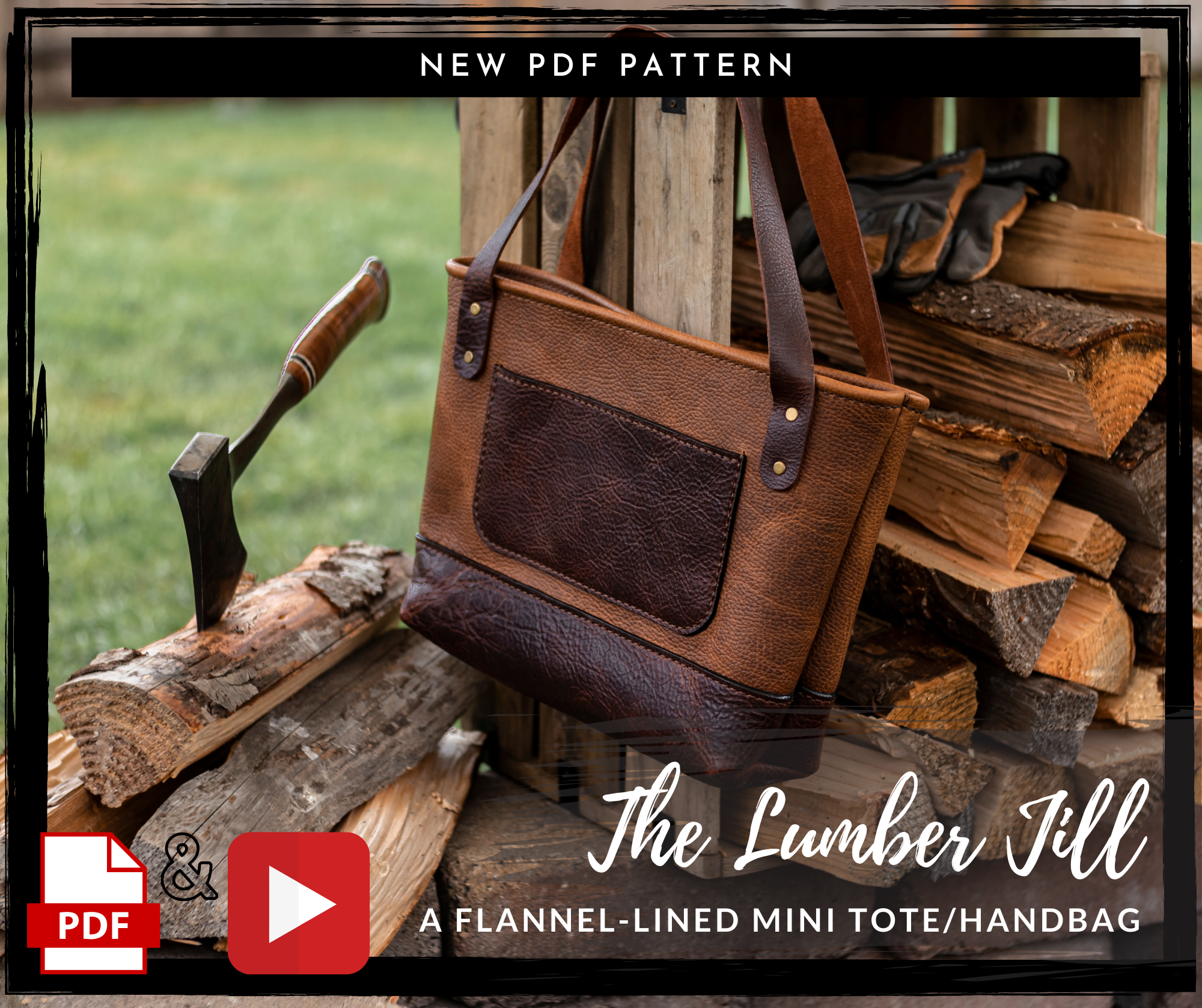 THE BIG leather goods PDF bundle – 60 patterns/196 pages – AM leathercraft