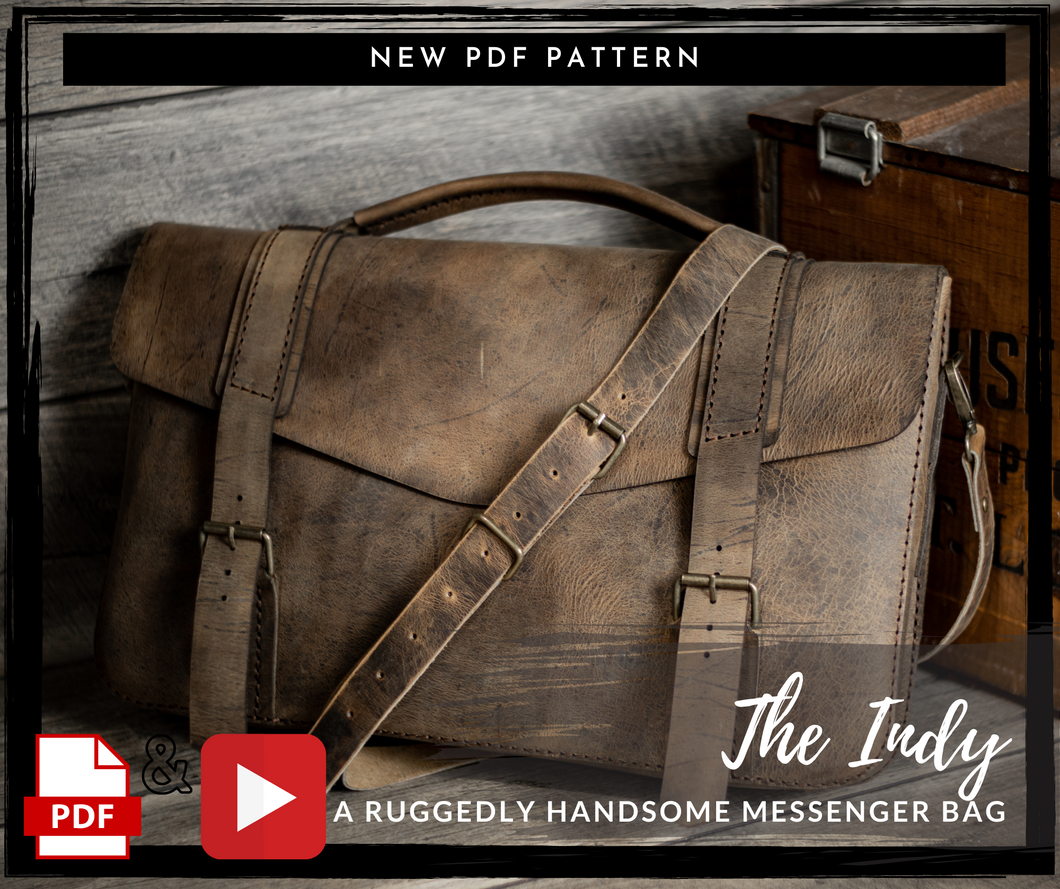 The Indy | A Ruggedly Handsome Messenger Bag