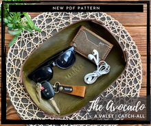 Load image into Gallery viewer, The Avocado | A Leather Valet Tray Catch All
