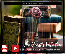 Load image into Gallery viewer, The Beast&#39;s Valentine | A Beautiful Rose and &quot;Thorn&quot; Quiver
