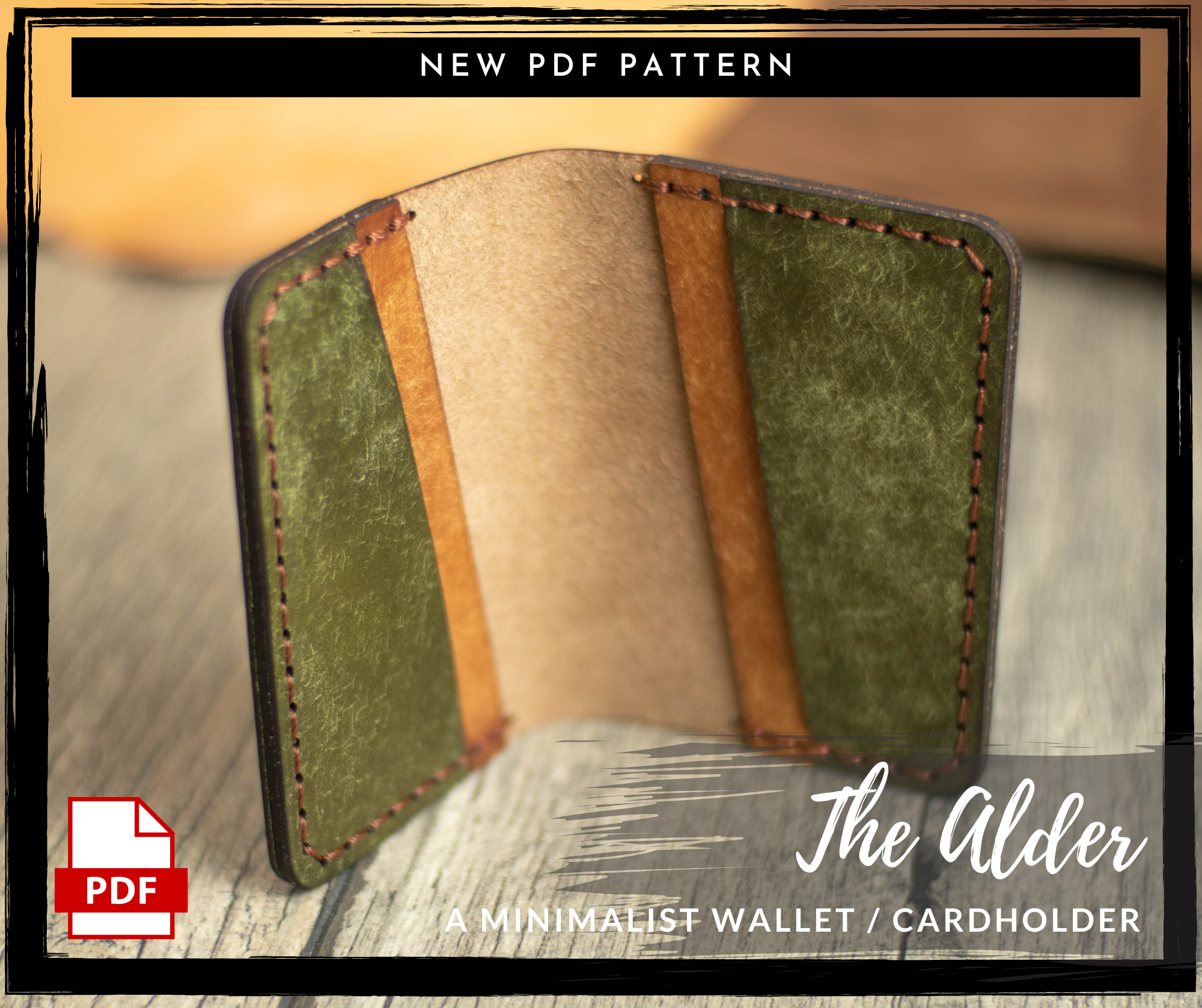 Painting Leather Wallet: Secrets of Persistent Pattern