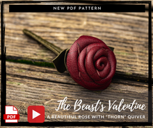 Load image into Gallery viewer, The Beast&#39;s Valentine | A Beautiful Rose and &quot;Thorn&quot; Quiver

