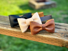 Load image into Gallery viewer, The Doctor | Leather Bow Tie
